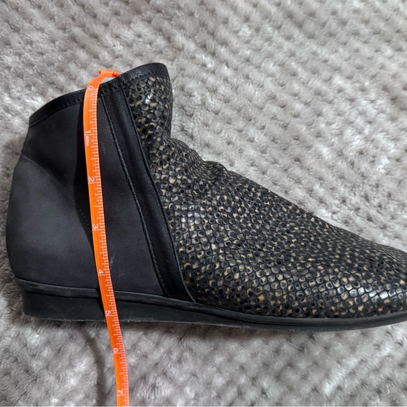 Arche Ninote ankle boot 39 (8) shoes Baryky bootie neutral gray embossed leather - Picture 5 of 8